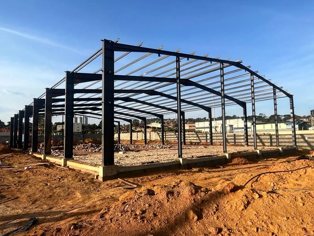 Brentec Vaccine Facility — fabricated steel portal frame structure, Uganda